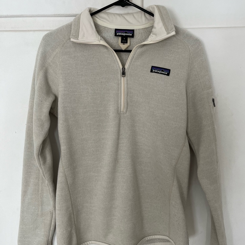 Patagonia Women's Better Sweater® 1/4-Zip Fleece in Beige